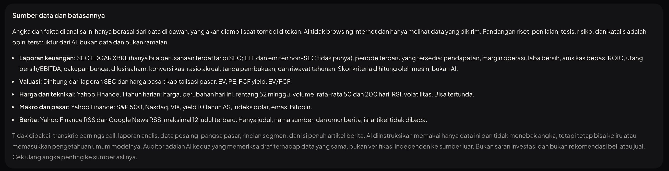 Kartu sumber data dan batasannya